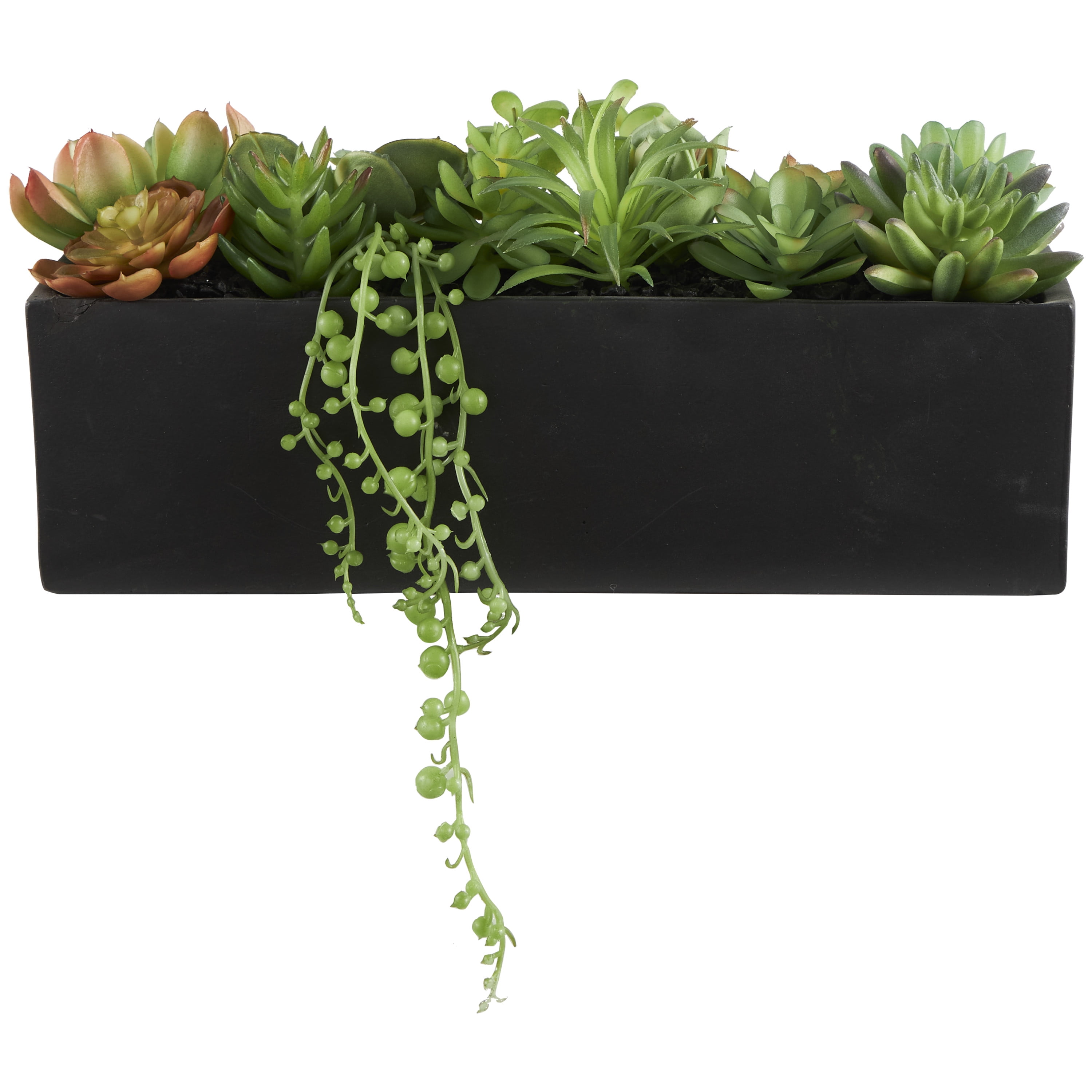 6" Geometric Faux Foliage Artificial Foliage, by DecMode