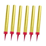 Brtukke Gold Sparkler Birthday Candles, 6 Count, Party Decorations