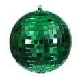 thumbnail image 1 of 6" Green Mirror Ball Ornament 4/Bag, 1 of 1