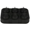 6Grid Ice Ball Maker Black Reusable Ice Ball Mold for Beer Cocktail
