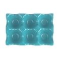 thumbnail image 1 of 6 Grids Egg Holder Ceramic Anti-Slip Egg Box Refrigerator Shockproof Egg Storage Box (Sky-blue), 1 of 3