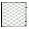 thumbnail image 1 of 6'H Fit-Right? Adjustable Walk Gate Kit, Square Corner Frame - Black, 1 of 8