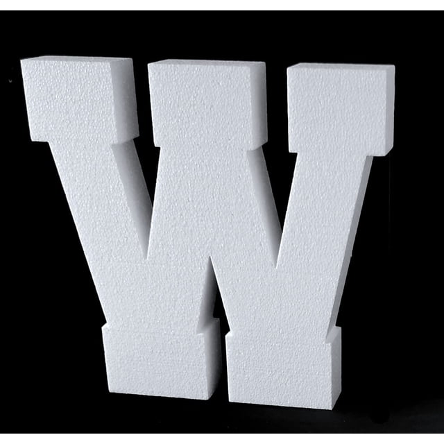 6'' H Free Standing 2'' Thick EPS Foam Letters Bottom Stable Wind ...