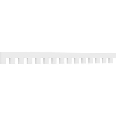 6"H x 1"P x 90"L Matthews Architectural Grade PVC Dentil Trim