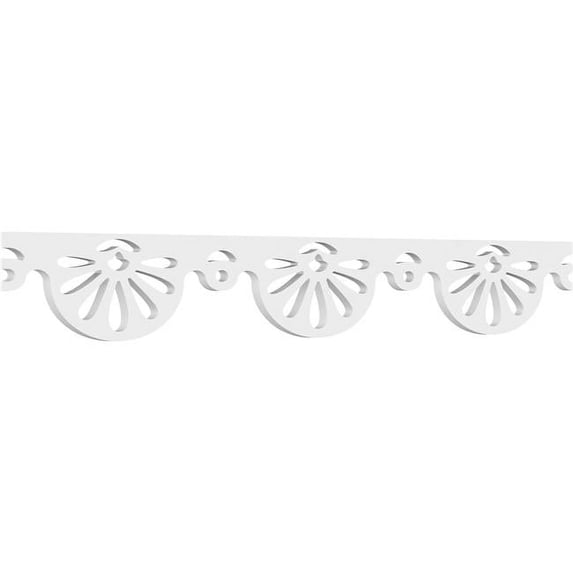 6"H x 5/8"P x 48"L Caledonia Architectural Grade PVC Running Trim