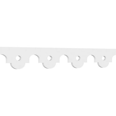 6"H x 5/8"P x 48"L Capistrano Architectural Grade PVC Running Trim