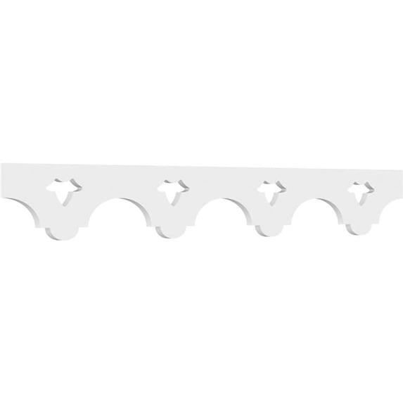 6"H x 5/8"P x 48"L Davenport Architectural Grade PVC Running Trim