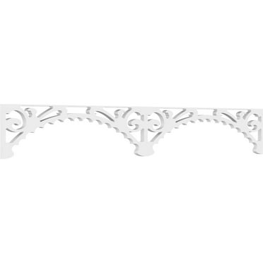 6"H x 5/8"P x 48"L Genova Architectural Grade PVC Running Trim