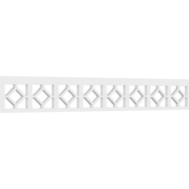 6"H x 5/8"P x 48"L Kinsman Architectural Grade PVC Running Trim