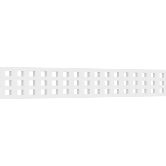 6"H x 5/8"P x 48"L Knoxville Architectural Grade PVC Running Trim