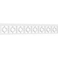 thumbnail image 1 of 6"H x 5/8"P x 48"L Koroluck Architectural Grade PVC Running Trim, 1 of 1