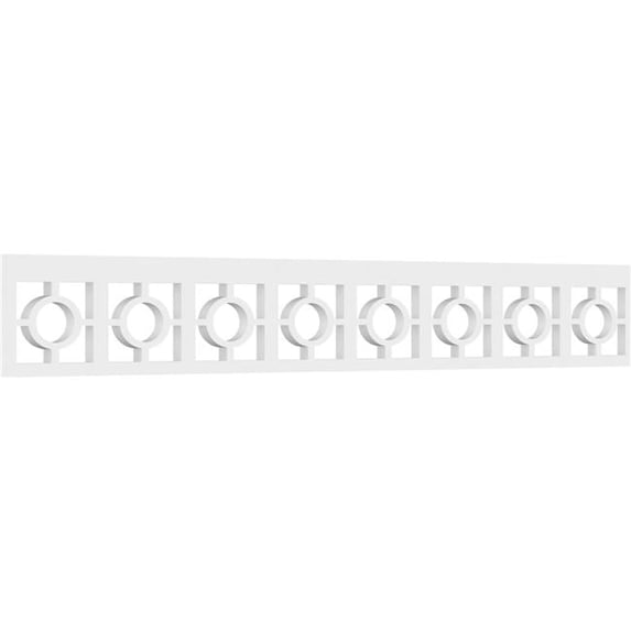 6"H x 5/8"P x 48"L Koroluck Architectural Grade PVC Running Trim