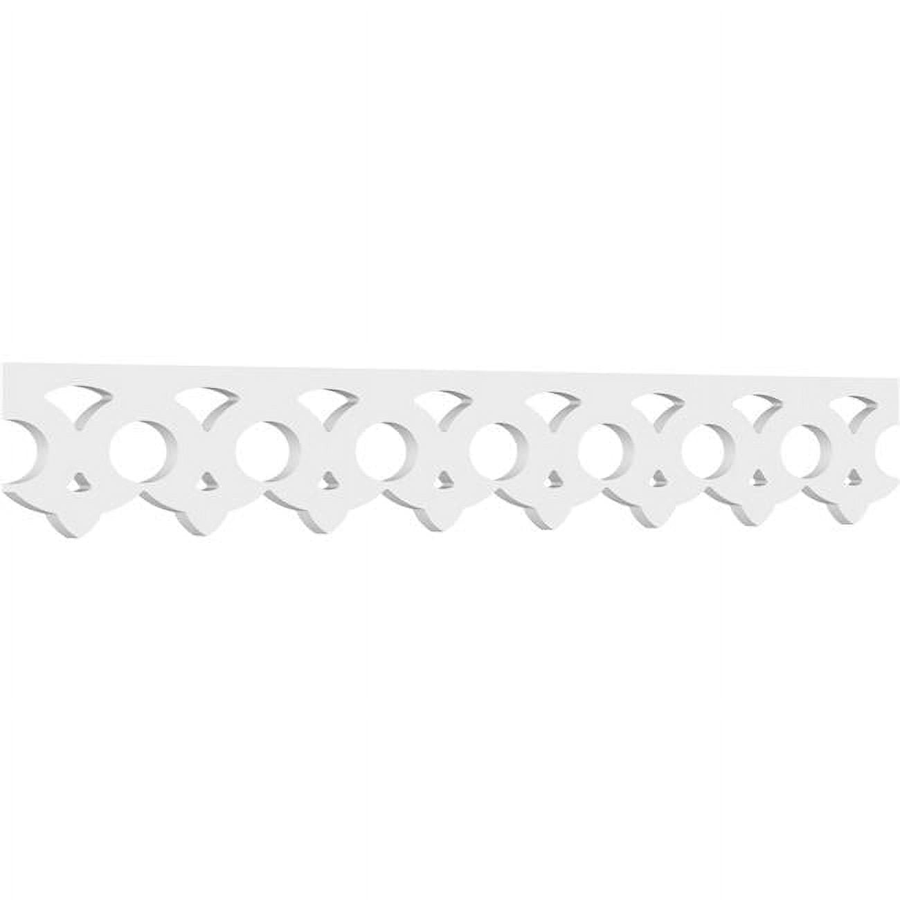 White 48-inch PVC Traditional Running Trim