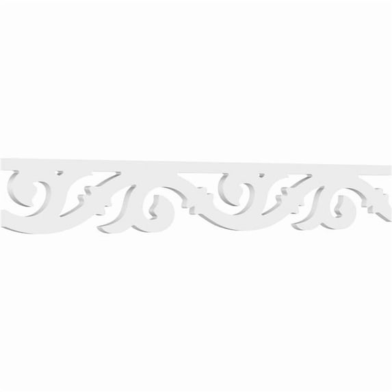 6"H x 5/8"P x 48"L Redford Architectural Grade PVC Running Trim