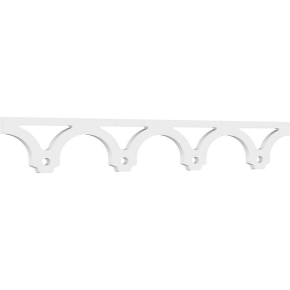6"H x 5/8"P x 48"L Trenton Architectural Grade PVC Running Trim
