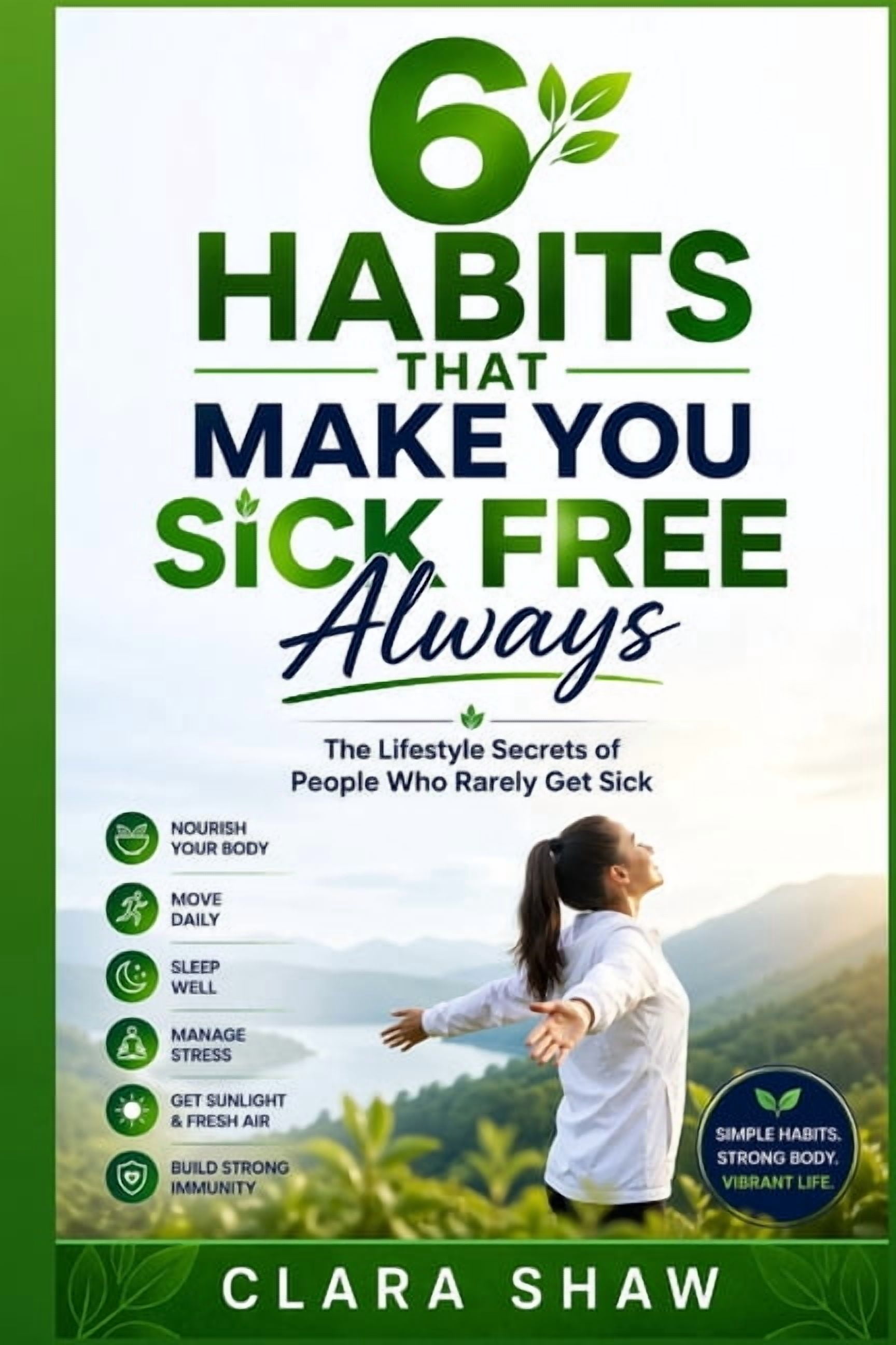 6 Habits that Make You Sick Free Always: The Lifestyle Secrets of People Who Rarely Get Sick, (Paperback)