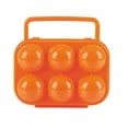6 Handle Egg Eggs Portable Container Holder Folding Storage Kitchen