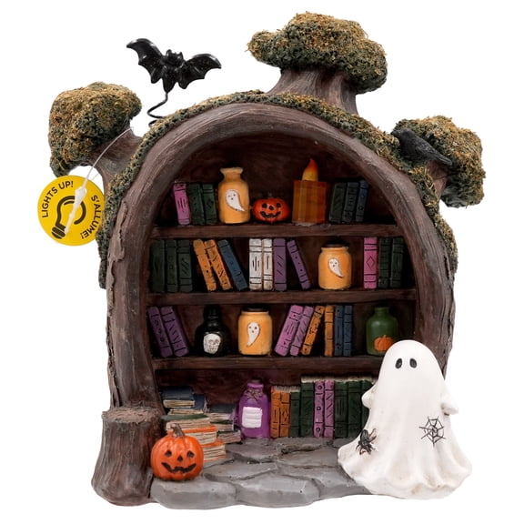 6" Haunted Library Tree LED Mini Decoration by Ashland®