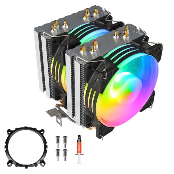 6 Heat Pipe ARGB CPU Air Cooling Fan PWM ARGB Cooling Fan For LGA PC Case Computer Hardware Thermal Management