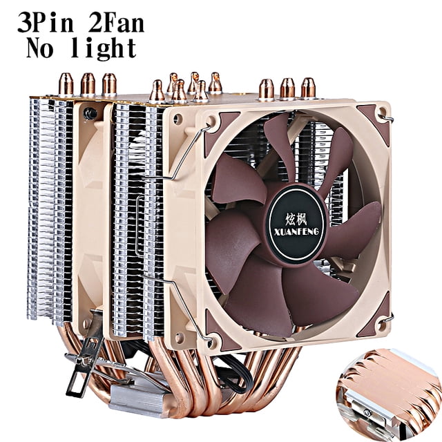 6 Heat Pipe Twin Towers Rapid Cooler CPU Cooling Fan Suitable For Installing LGA775 115x 1200 1700 1356 1366 i3 i5 i7 AMD 3P/4P