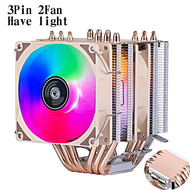 6 Heat Pipe Twin Towers Rapid Cooler CPU Cooling Fan Suitable For Installing LGA775 115x 1200 1700 1356 1366 i3 i5 i7 AMD 3P/4P