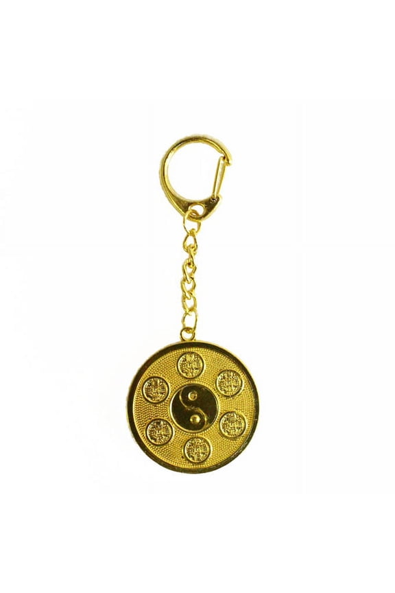 6-Heaven Gold Coin Dragon Amulet - Feng Shui Amulet