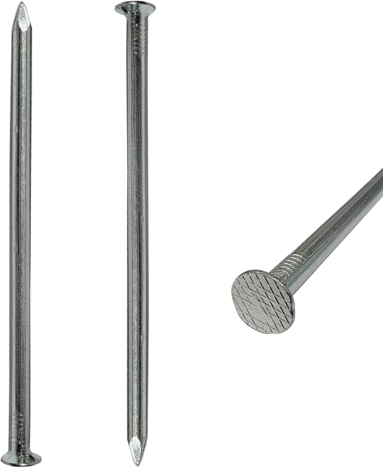 6”- Heavy Duty Galvanized Spike nails, Metal Landscape stakes, for ...