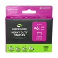 thumbnail image 1 of #6 Heavy Duty Wide Crown Staples - 1/4" - 1000 ct., 1 of 4