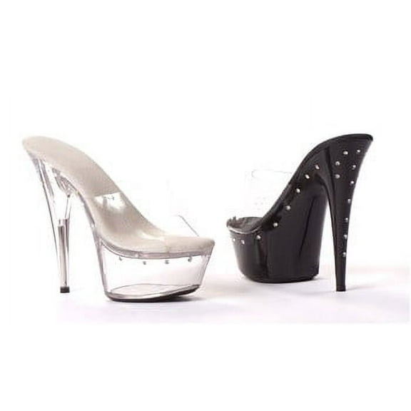 6'' Heel With Rhinestones On Platform.