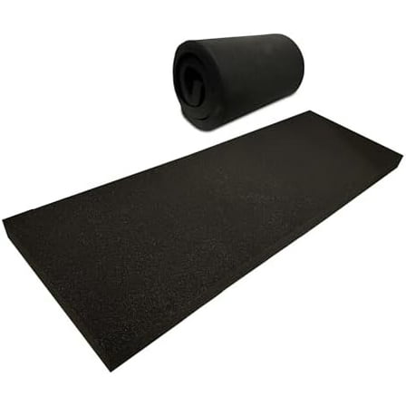 6" Height x 18" Width x 42" Length Charcoal Upholstery Foam Sheet | Made in USA | Multi-Purpose Foam for Upholstery, DIY, Packaging & Acoustic Projects