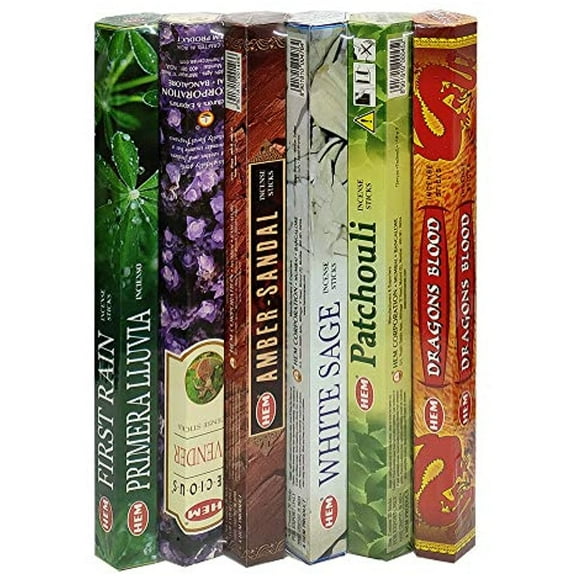 6 Hem Incense Variety Pack - Classics