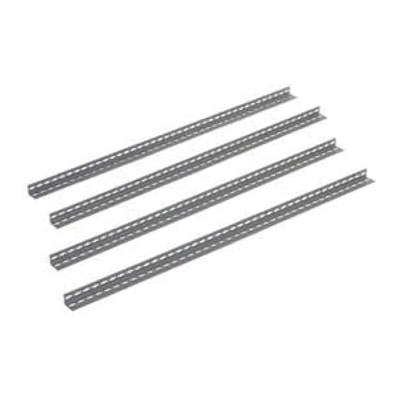 6' High Angle Post, Gray, 4/Pk