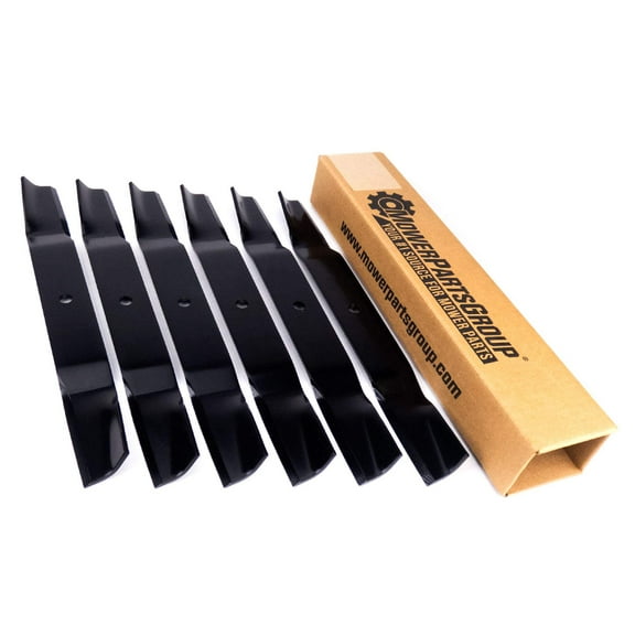 (6) High Lift Blades Compatible With Grasshopper 52" 320237, 320239