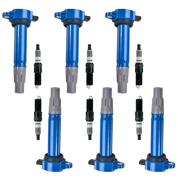 6 High Performance Ignition Coils and 6 Autolite Platinum Spark Plugs Compatible with Chrysler 300 Replacement for UF502 Fits select: 2006-2008 CHRYSLER SEBRING TOURING, 2006 CHRYSLER 300C