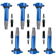 6 High Performance Ignition Coils and 6 Autolite Platinum Spark Plugs Compatible with Chrysler 300 Replacement for UF502 Fits select 2006-2008 CHRYSLER SEBRING TOURING, 2006 CHRYSLER 300C