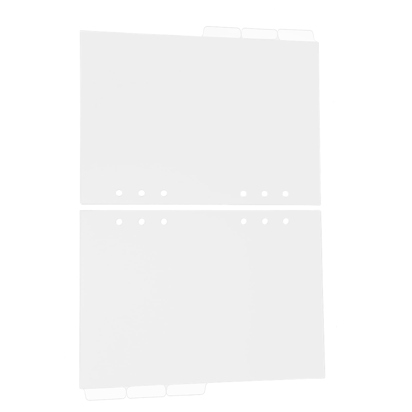 6 Hole Binder A5 Separator Page Dividing Line Index Cards Diary with