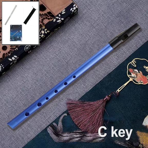 6 Hole Flute C/D Key Irish Whistle Ireland Tin Penny Flute For WOODWIND Musical