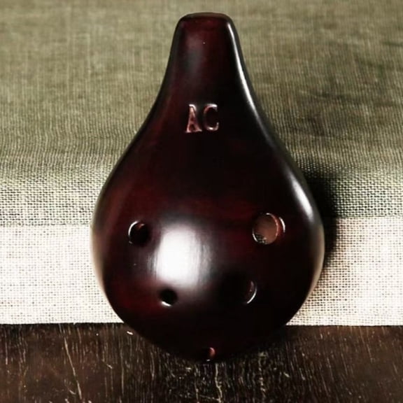 6 Hole Glazed Ocarina Ceramic Flute Alto C Key Beginner Musical Instrument Handmade Wind Instrument for Students Practice