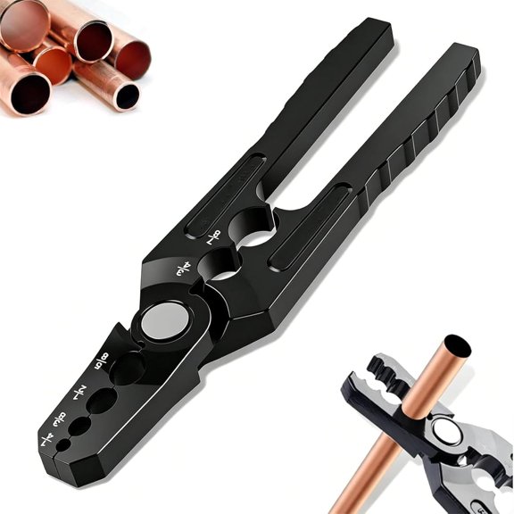 6-Hole Multi-size Copper Pipe Repair & Rounding Tool, 2026 New Copper Pipe Rounding Repair Pliers, Multi-size Fit 1/4" To 7/8" (1PC)