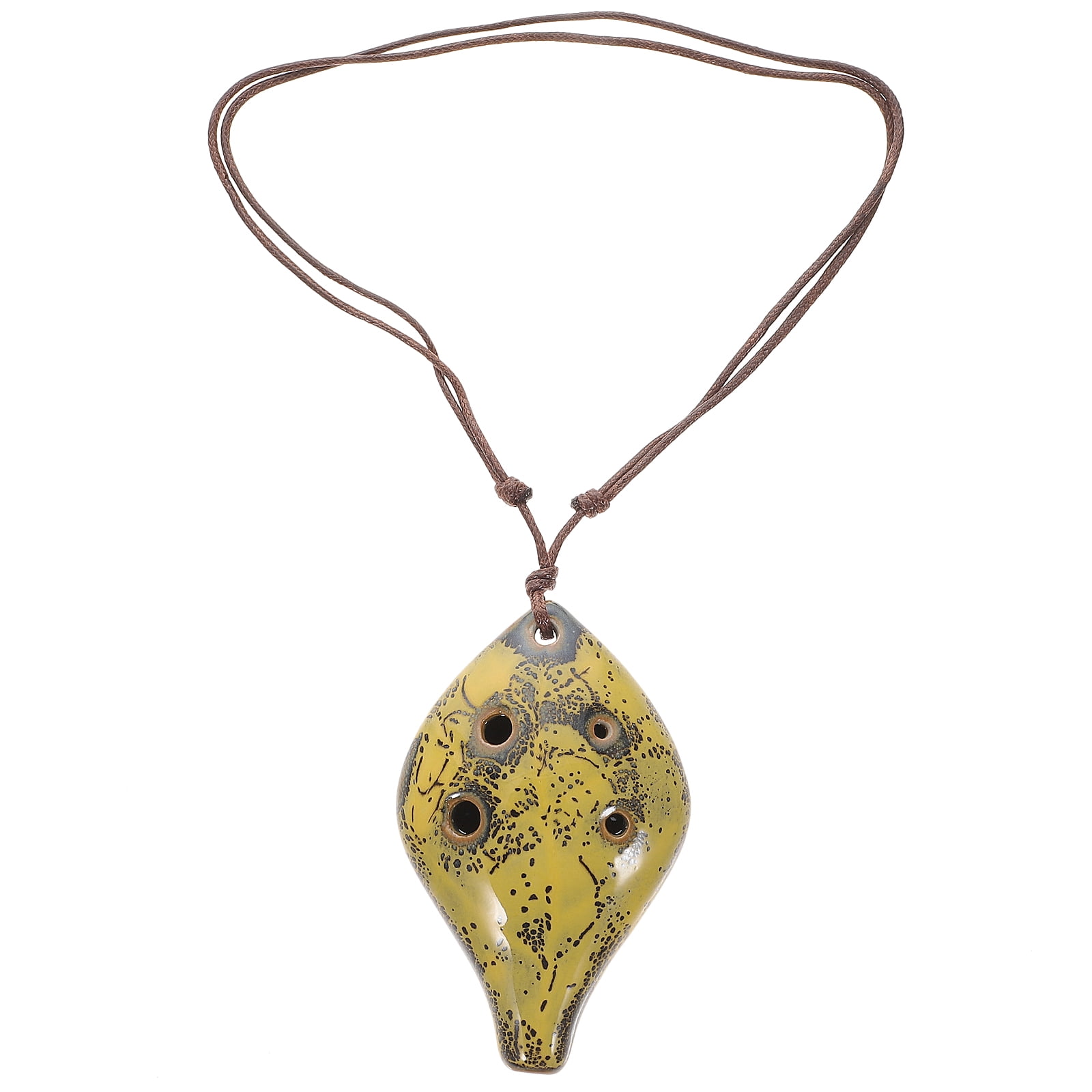 6 Hole Ocarina Necklaces Leaf Modeling Ocarina Practice 6hole Ocarina