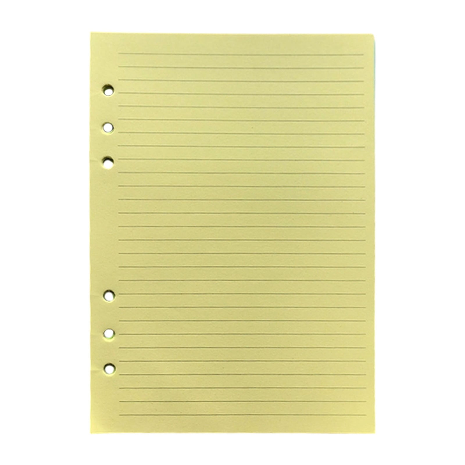 6-Hole Punched Lined Refill Paper, A5 Planner Inserts, Ruled Journal ...