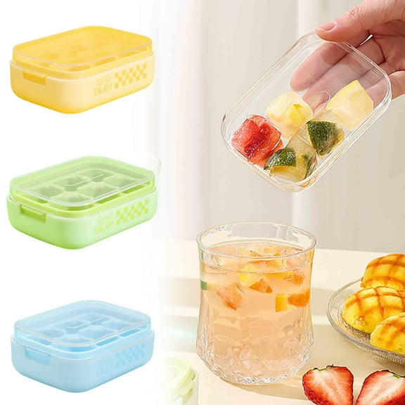 6 Hole Round Ice Ball Mold | Silicone Ice Cube Tray for Whiskey, Cocktails, Beverages | Easy Release, Food Grade, Dishwasher , Freezer and Oven Compatible | Design, Quick Chill, 1 Pack