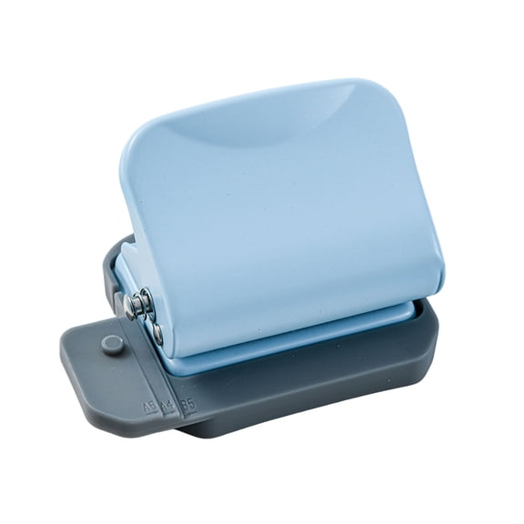 6 Hole Tool Handheld Hole Puncher Paper Hole Puncher with Chip Storage Tray 10 Sheets Capacity for Planner Binders