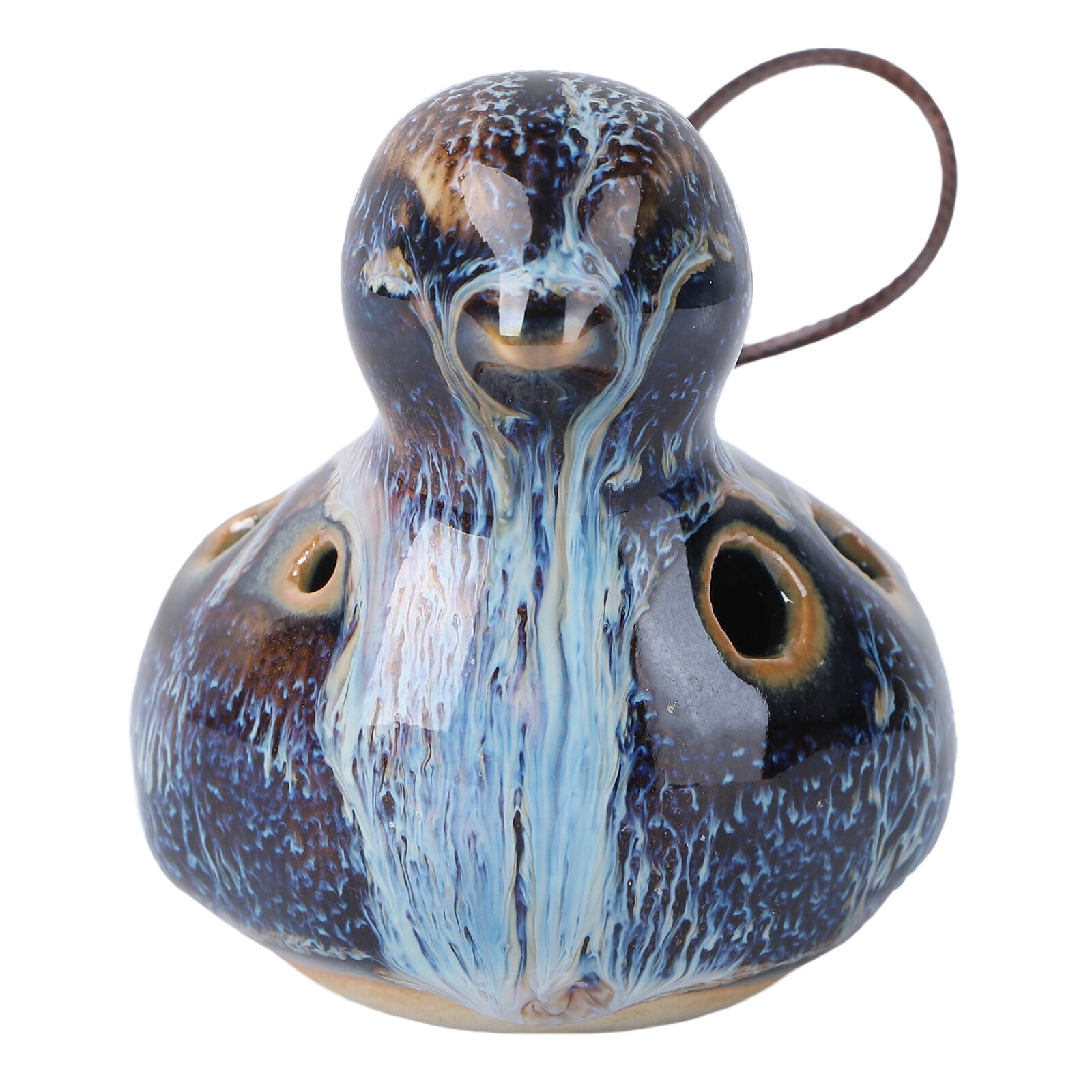 6 Holes Bird Shape Ocarina Music Instrument for Beginner Professional Performer Portable Decor