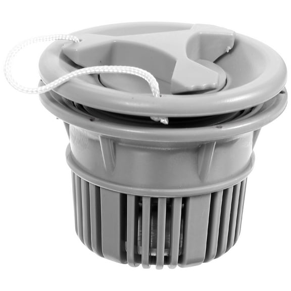 6 Holes Inflatable Boat Boating Drifting Canoe Air Adapter Air Nozzle (Grey)