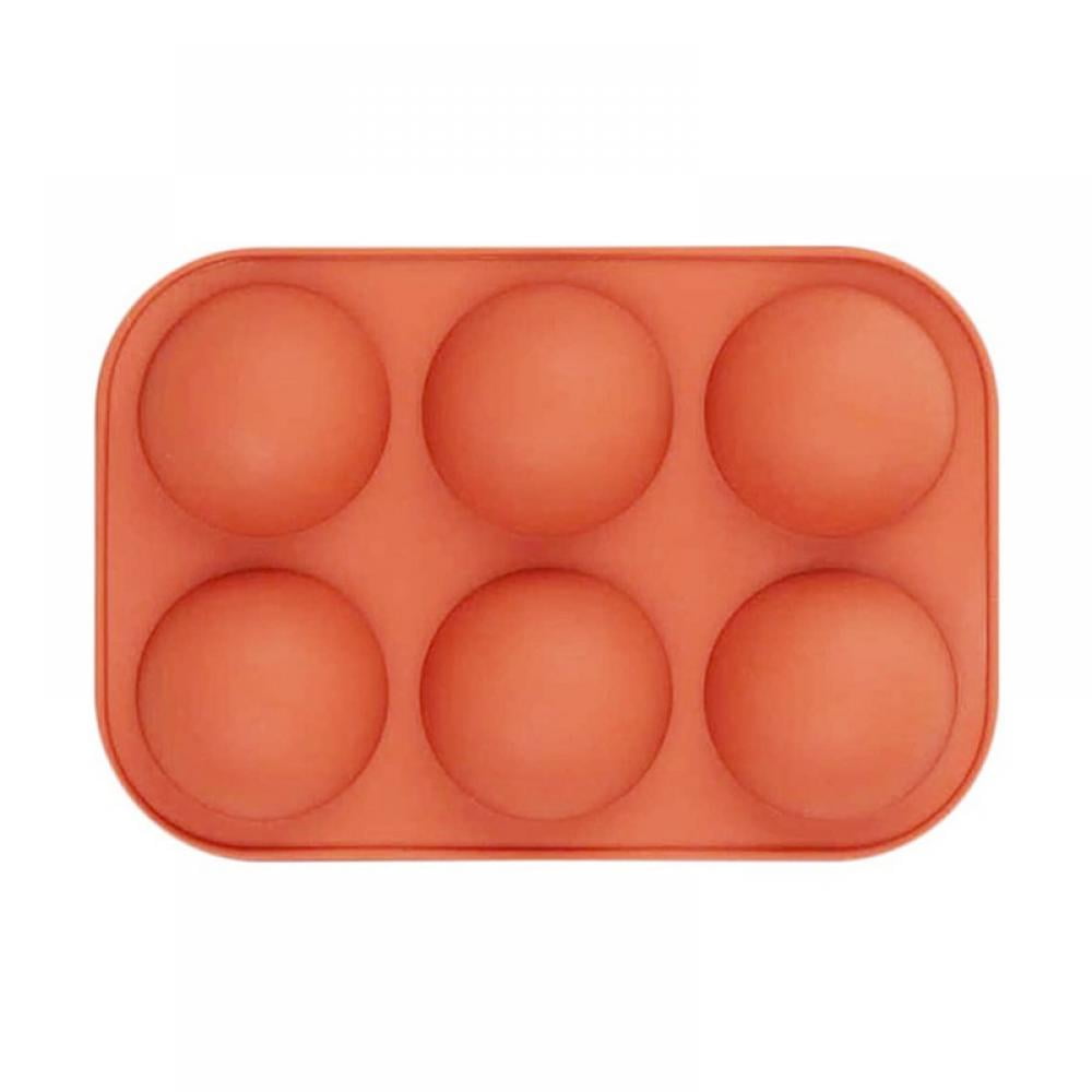 Retrok 2 Pack Large Silicone Molds for Baking Reusable 6-Cavity Round  Baking Mold Non-Stick Food Grade Silicone Disc Mold for Muffin Cake Candy  Soap