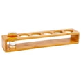 thumbnail image 1 of 6 Holes Shot Glass Tray Holder 1.63 Inch Hole Wine Glasses Cup Serving Tray Wine Cups Organizer Shot Glasses Display Bar Accessories Bamboo, 1 of 5