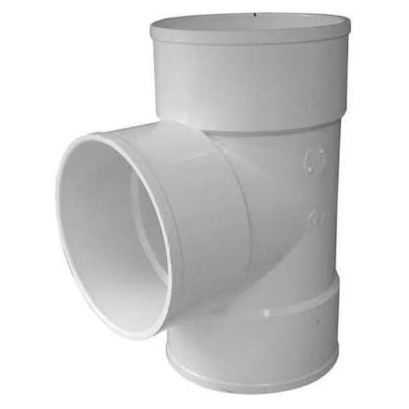 6" Hub PVC Bull Nose Tee