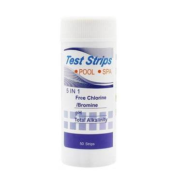 6 IN 1 Chlorine Dip Test Strips Hot Tub SPA Swimming Pool PH Tester Paper Best