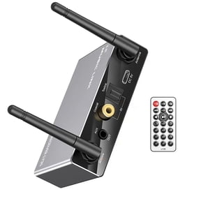 6 IN 1 DAC Bluetooth Audio Adapter Transmitter/Receiver, USB/TF Playback, Remote Control, Lossless Decoding
